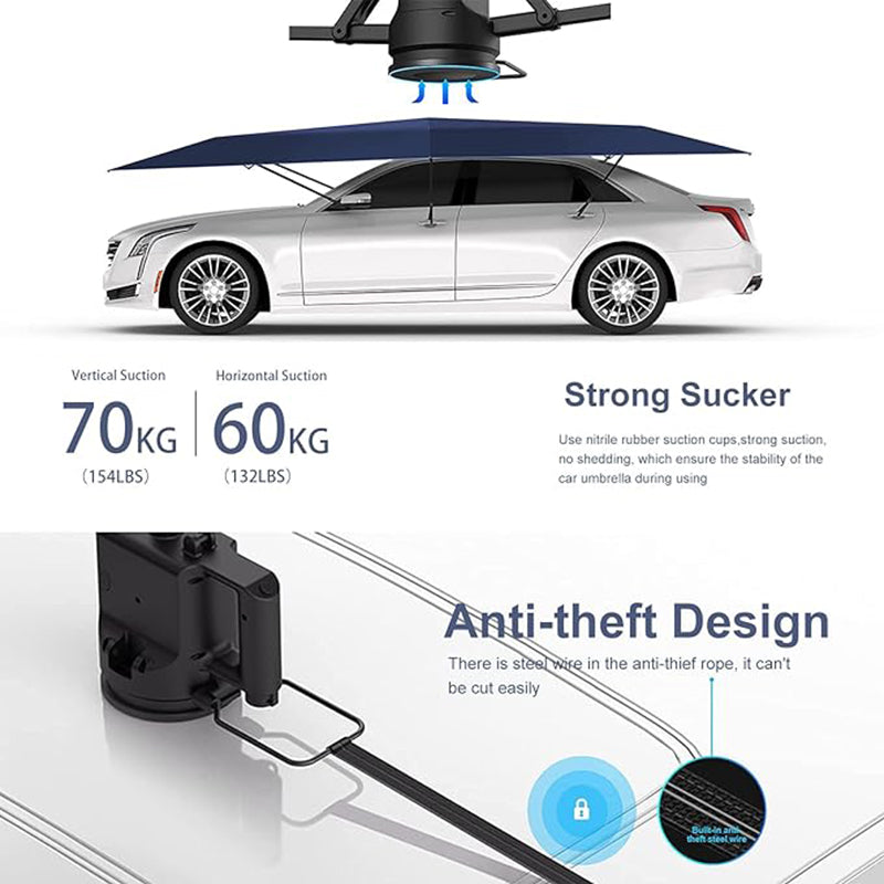 AutoDome | Innovativer Fernbedienbarer Carport: Ultimativer Schutz vor Witterungseinflüssen und Diebstahl!